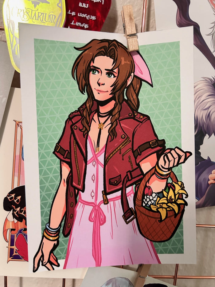 Final Fantasy VII - Aerith/Tifa 5x7 Prints