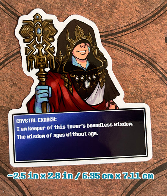 FFXIV Dialogue Screen Sticker - Crystal Exarch