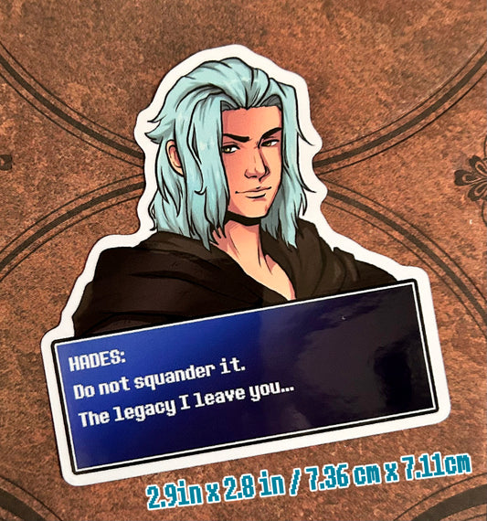 FFXIV Dialogue Screen Sticker - Hades