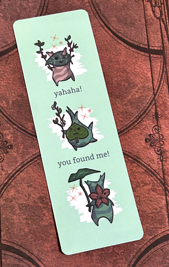 BOTW Korok 2x6 Laminated Bookmark