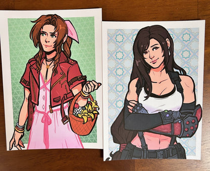 Final Fantasy VII - Aerith/Tifa 5x7 Prints