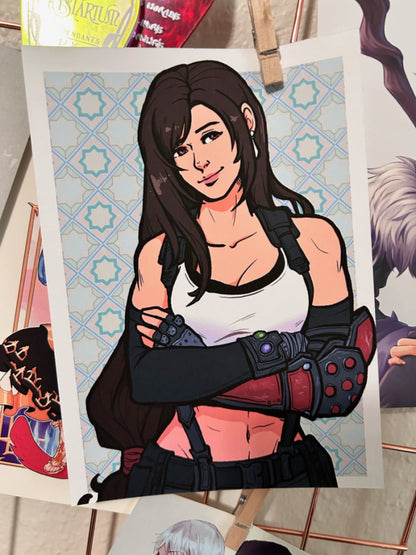 Final Fantasy VII - Aerith/Tifa 5x7 Prints