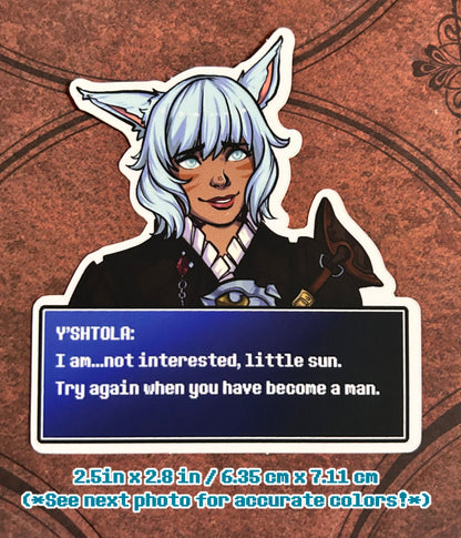 FFXIV Dialogue Screen Sticker - Y'Shtola