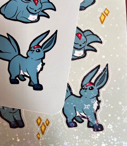 A5 Sticker Sheets - Carbuncle, Fat Cat, Koroks, Quest Icons