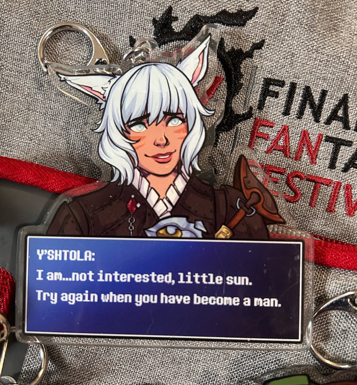 FFXIV Dialogue Acrylic Charms - Set 1