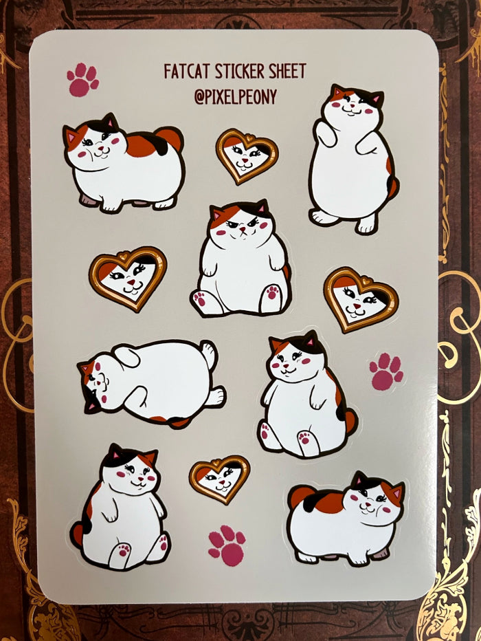 A5 Sticker Sheets - Carbuncle, Fat Cat, Koroks, Quest Icons